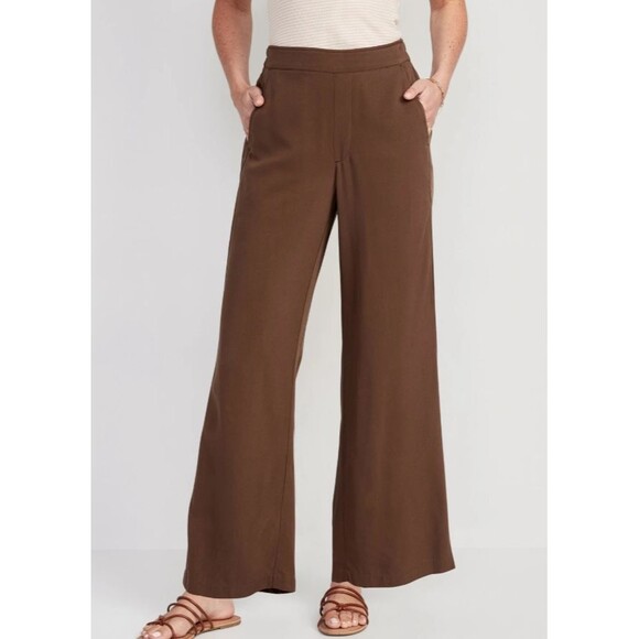 NWT Old Navy Womens Plus Size High-Rise Playa Wide Leg Pants Size 3X - Picture 1 of 8